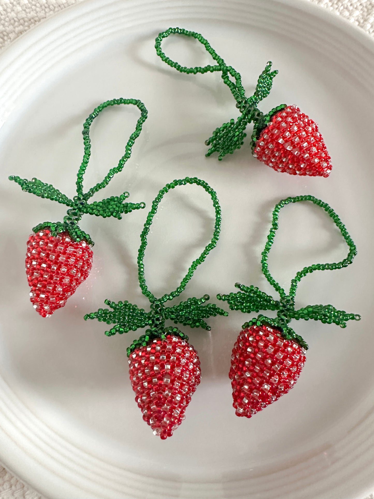 Beaded Fresita Napkin Ring