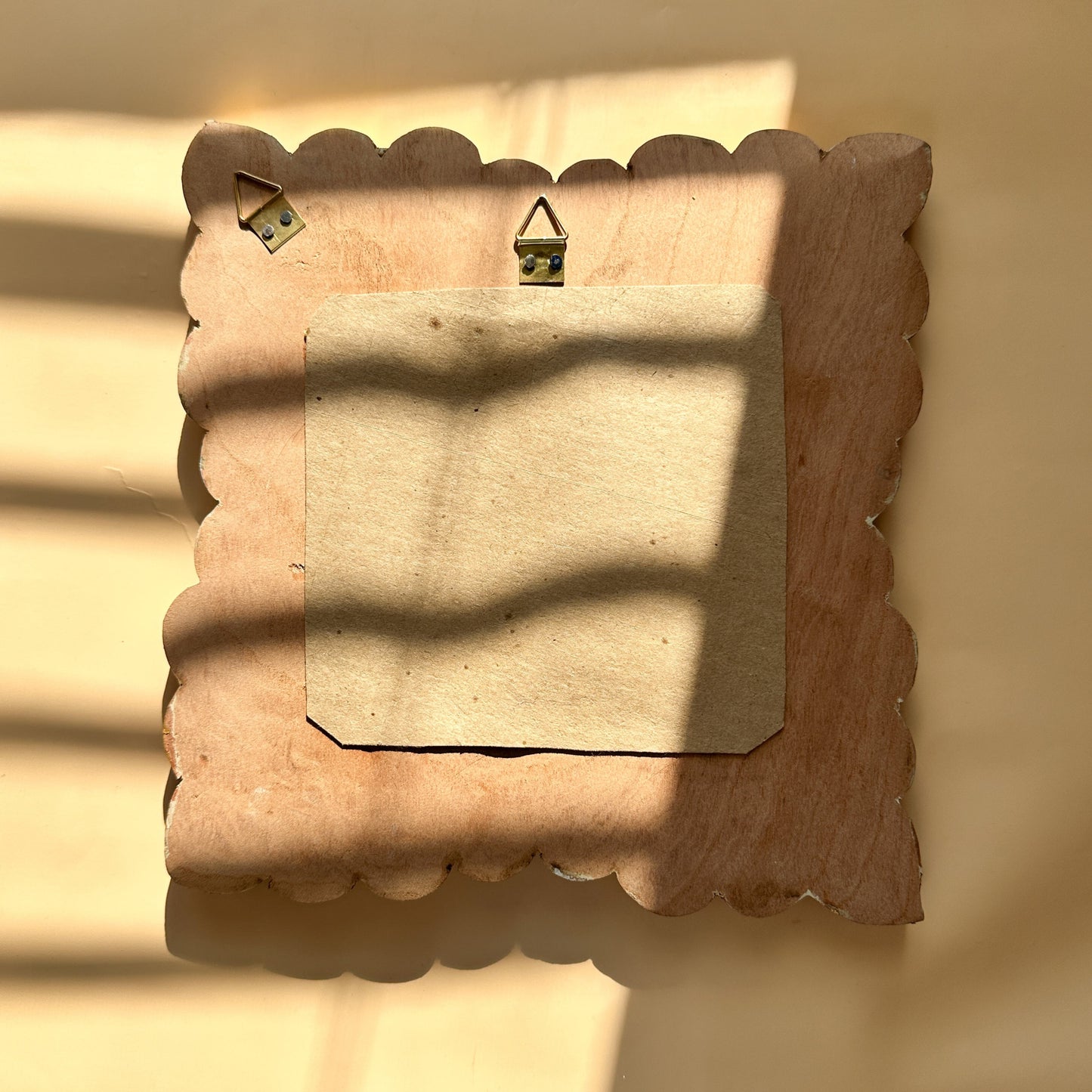 Medium Square Gold Leaf Mirror