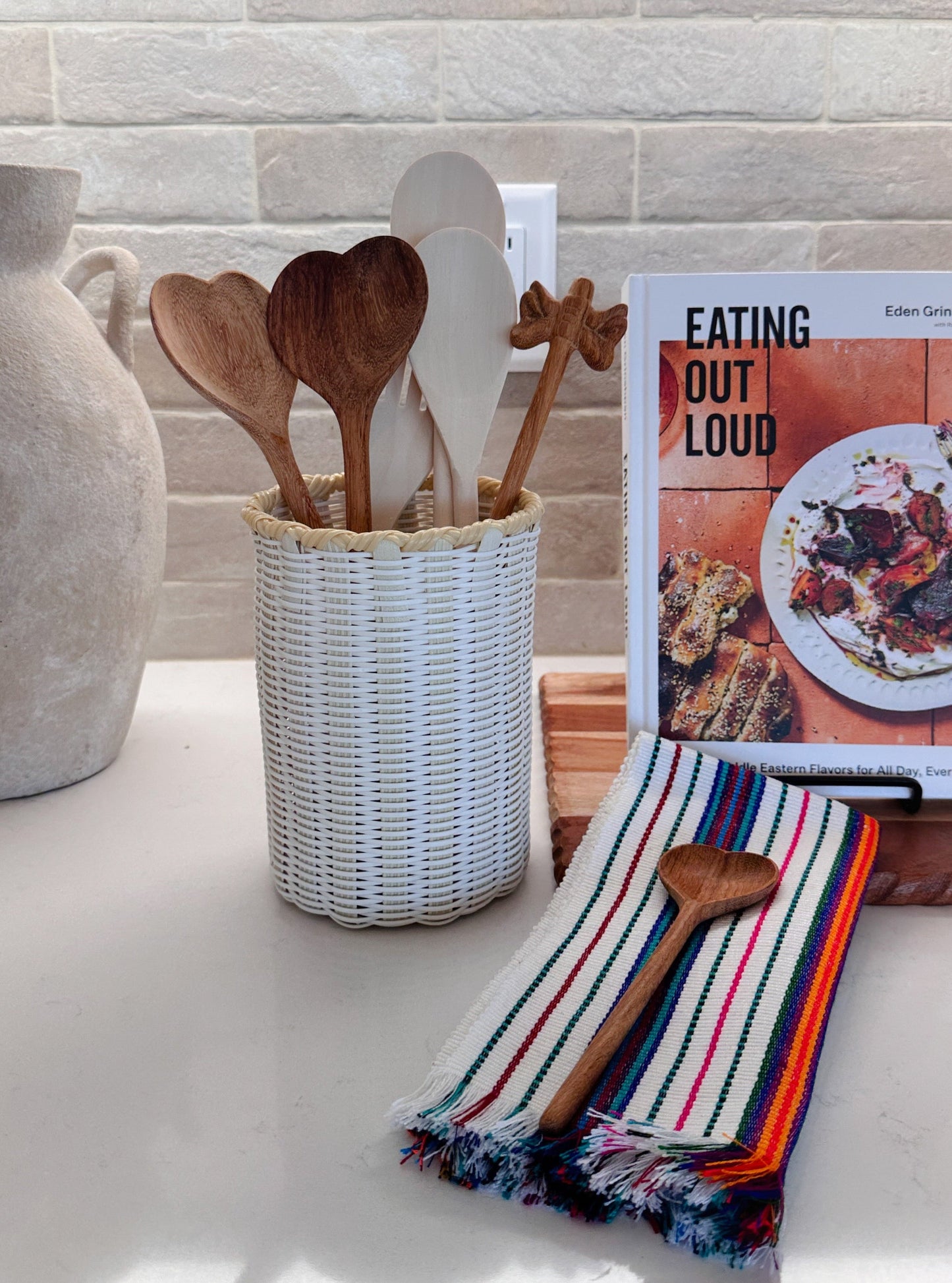 SET OF 2 Heart Spoons, Large and Small