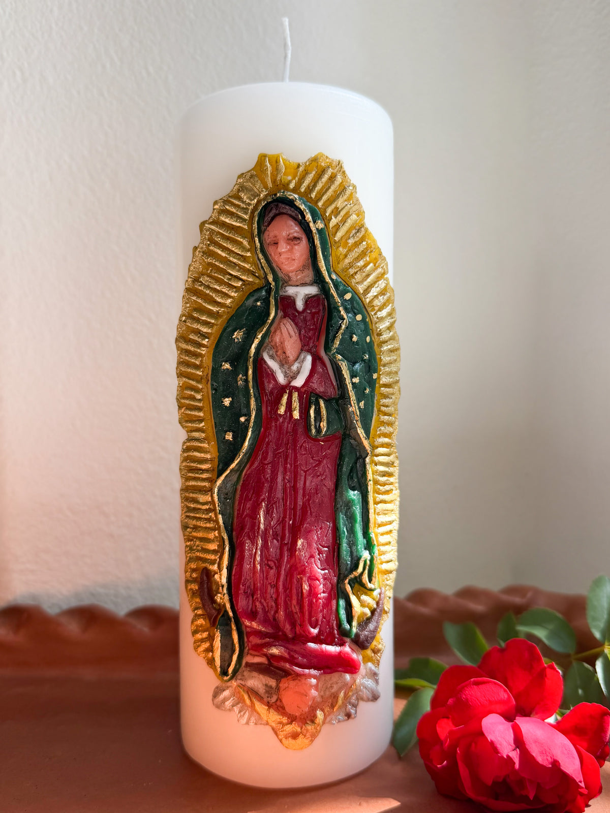 Virgen de Guadalupe Candle