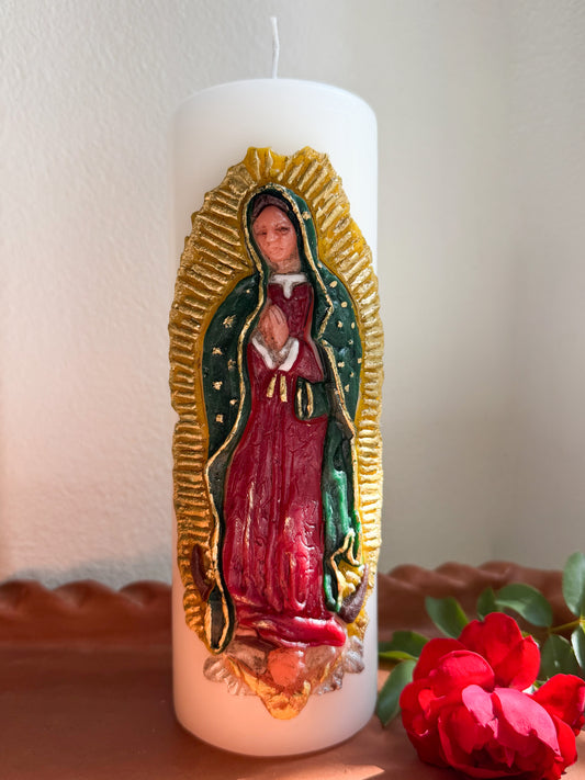 Virgen de Guadalupe Candle