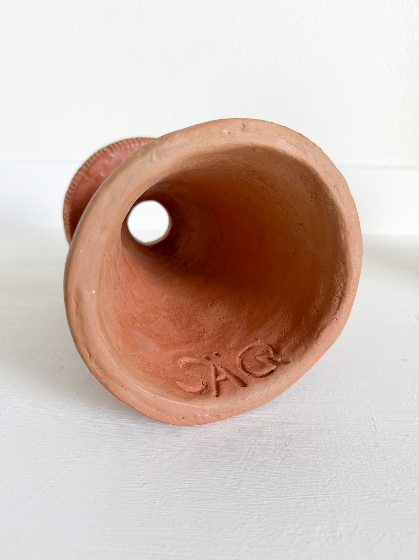 Large Textured Candle Holder