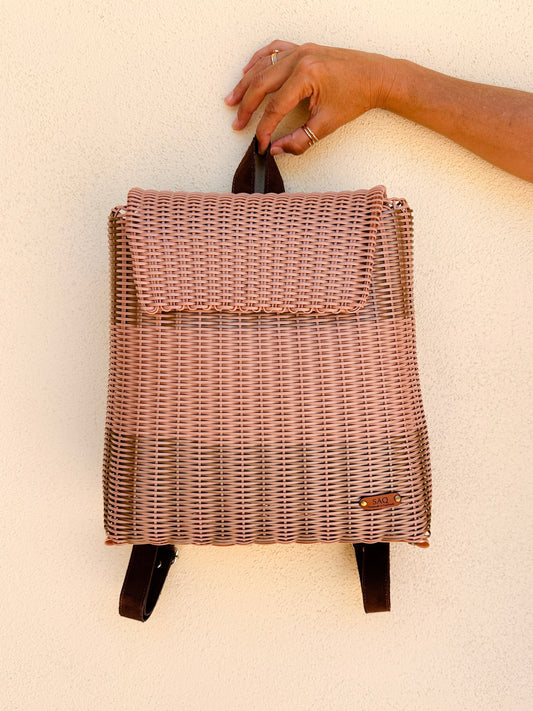 Mini Backpack Cocoa & Gold