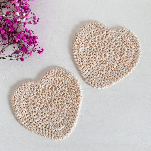 Heart Coasters Set of 2