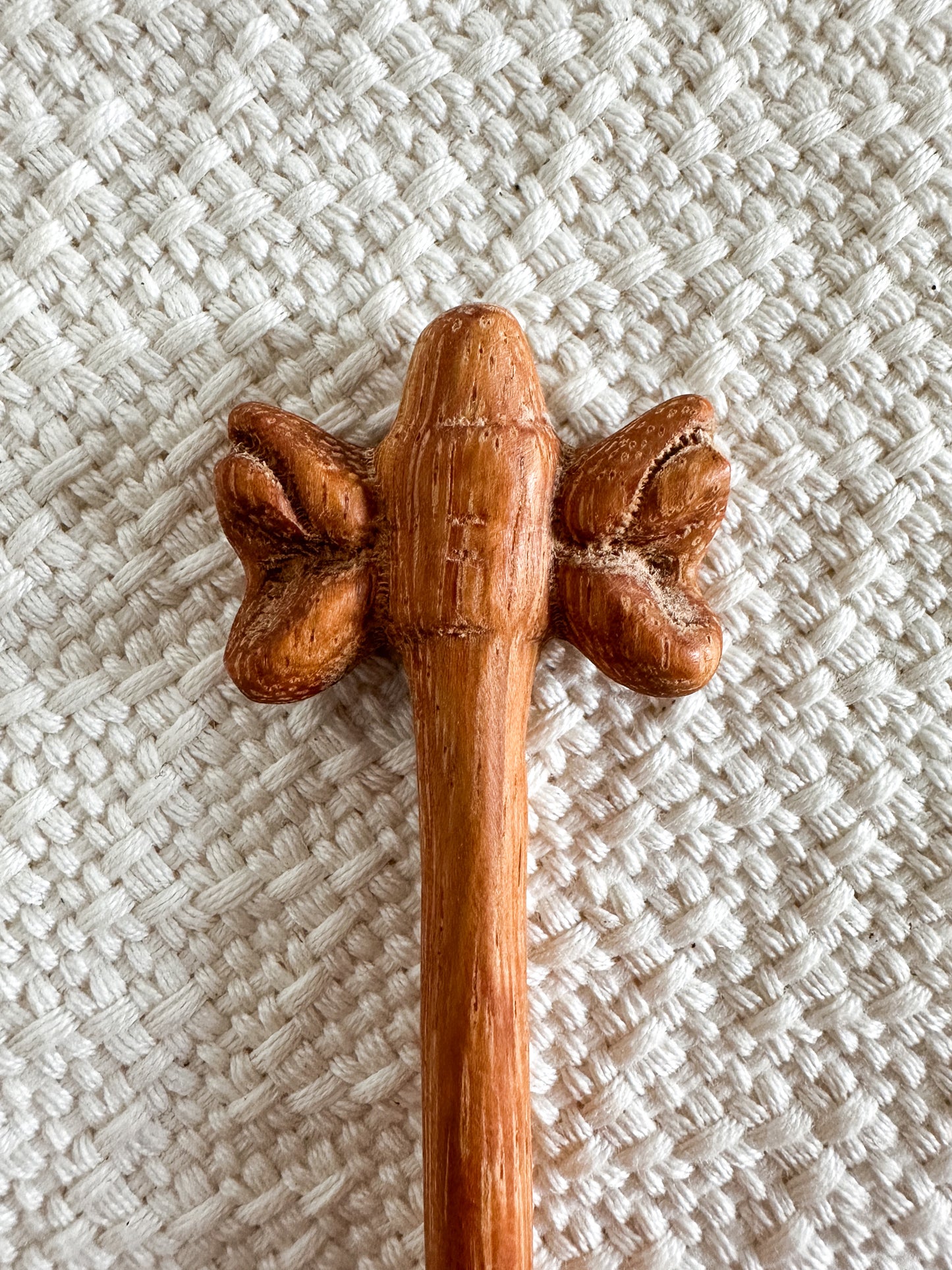 Hand Carved 7" COQUETTE  Spoon