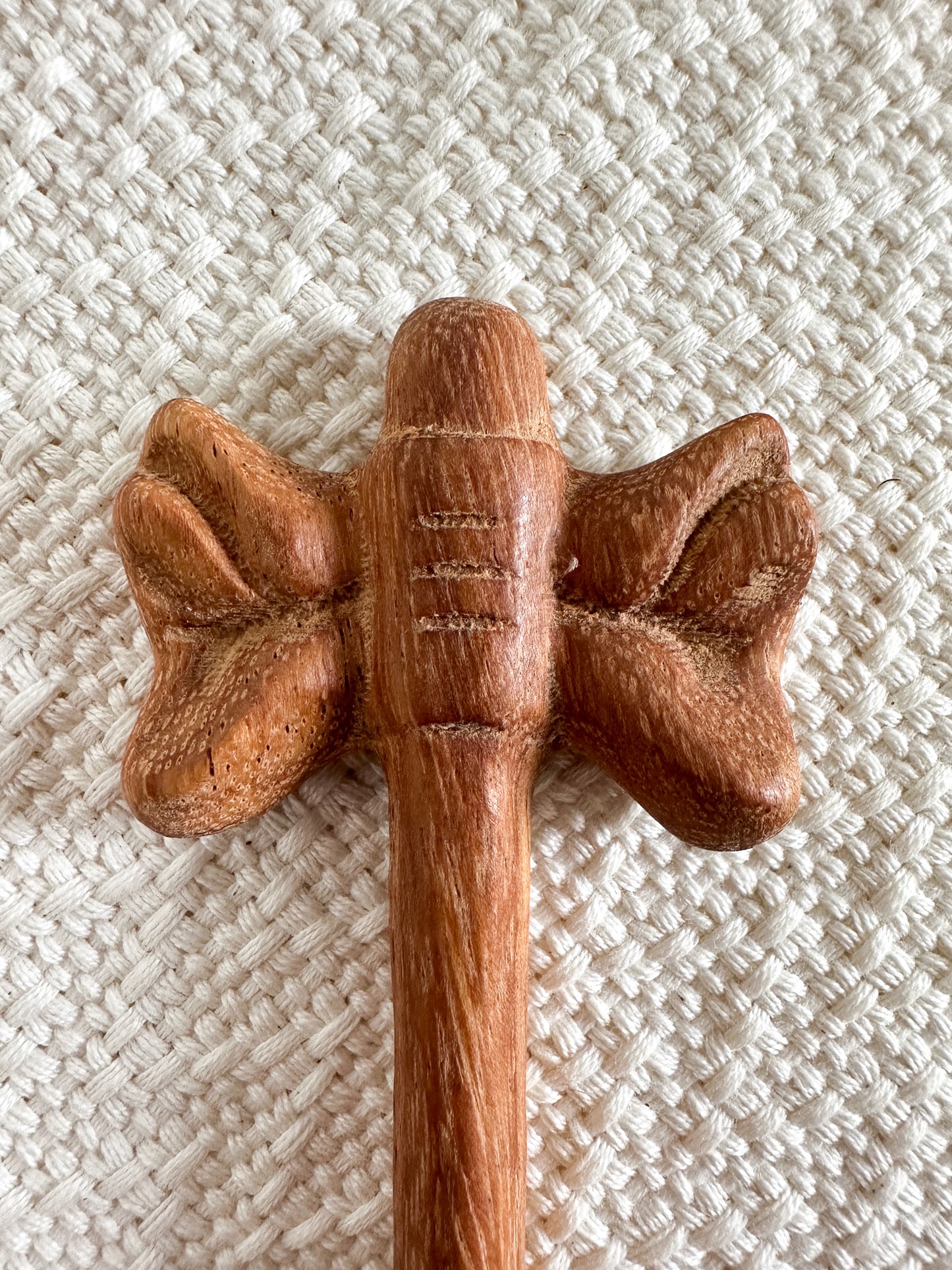 Hand Carved Large 12" COQUETTE Spoon