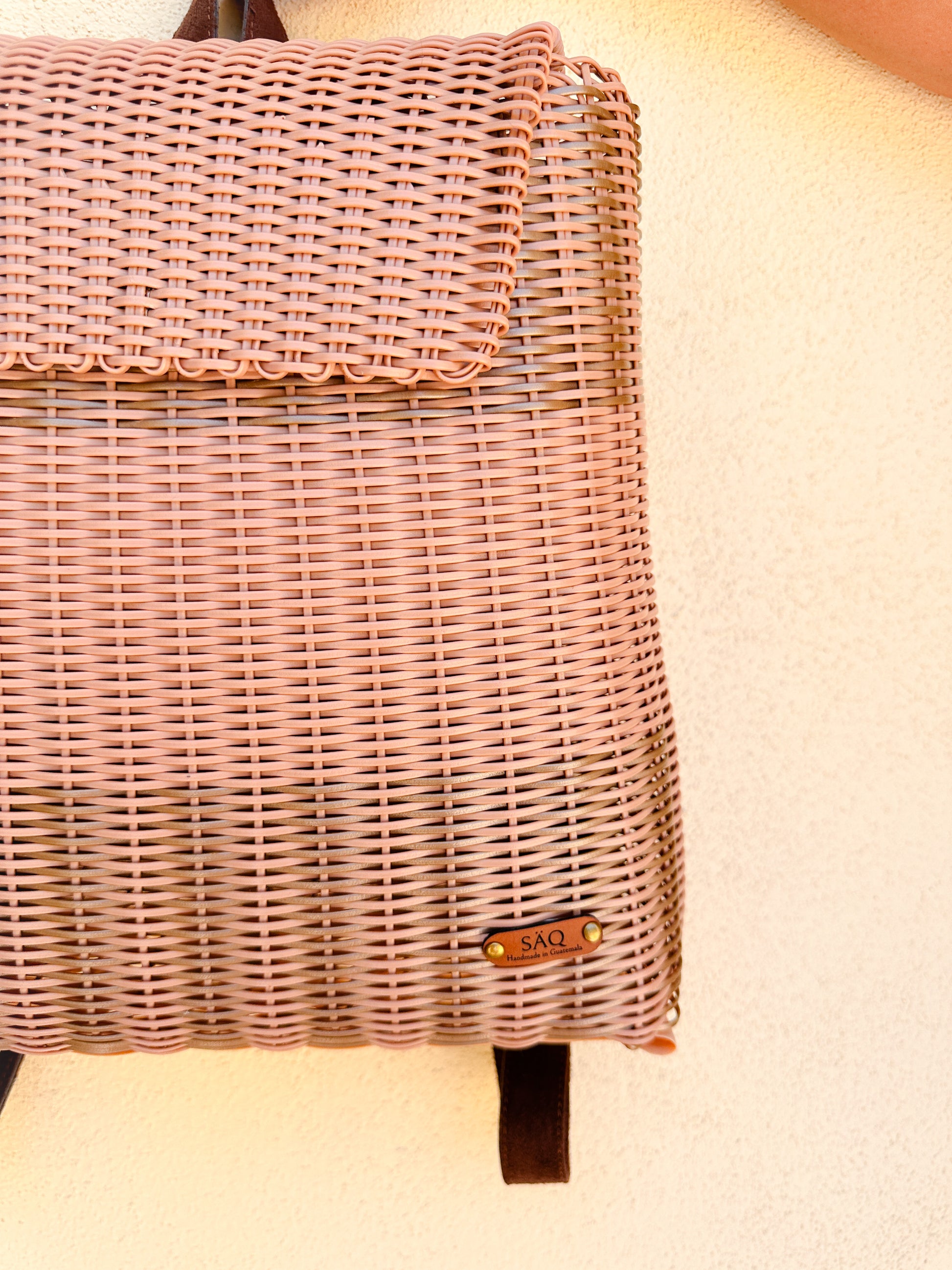 guatemalan mini backpack Mini Backpack Cocoa & Gold