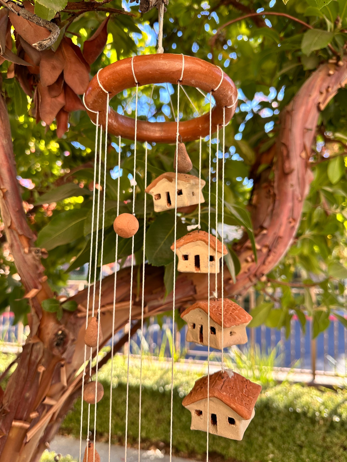 Wind Chime Mobil PAINTED HOUSES