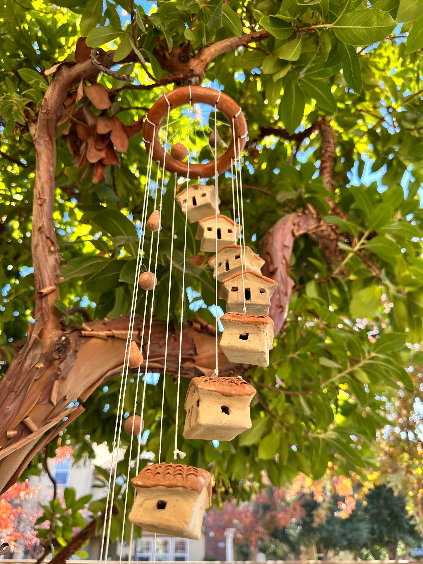 Wind Chime Mobil PAINTED HOUSES