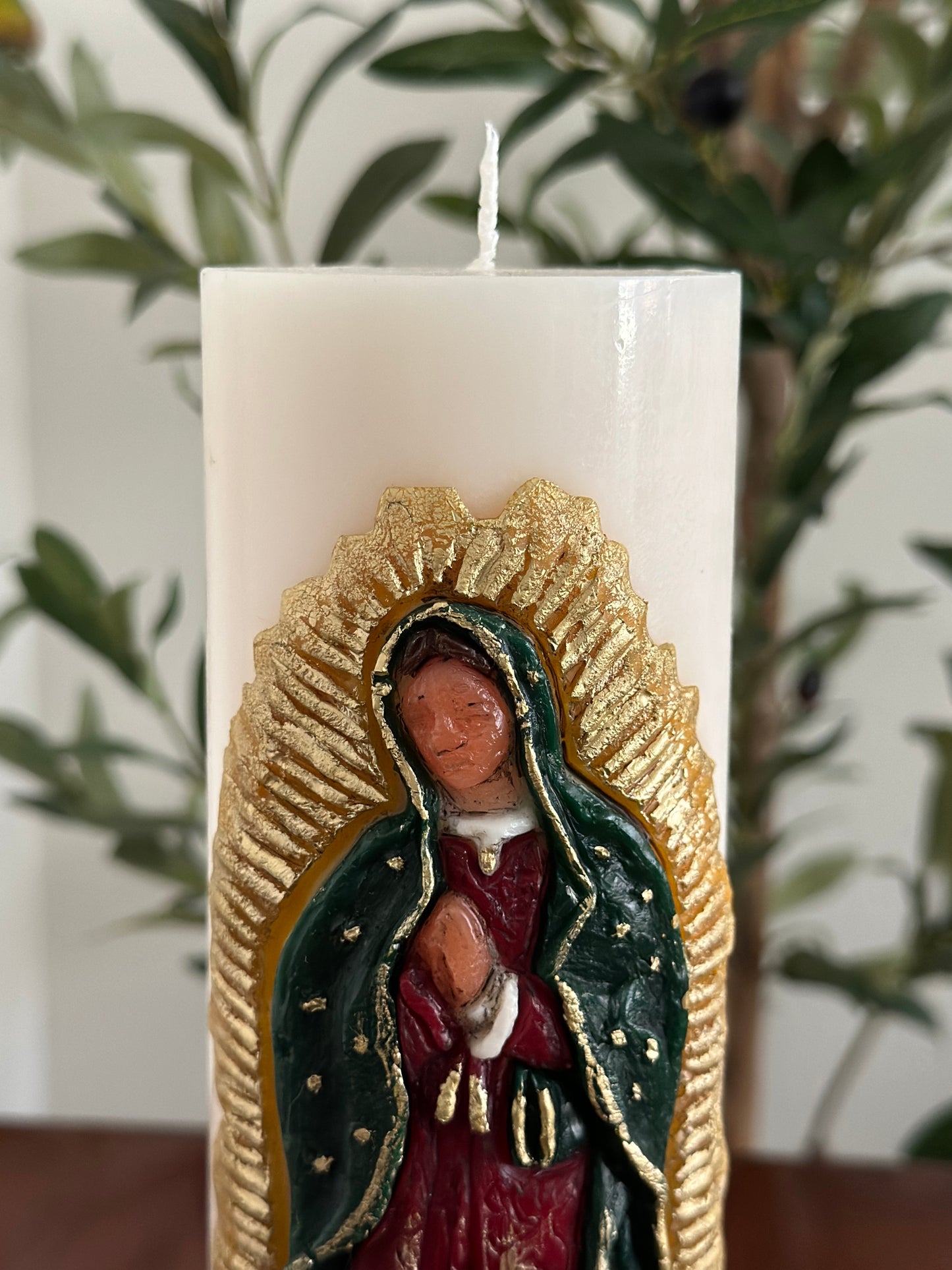 Virgen de Guadalupe Candle