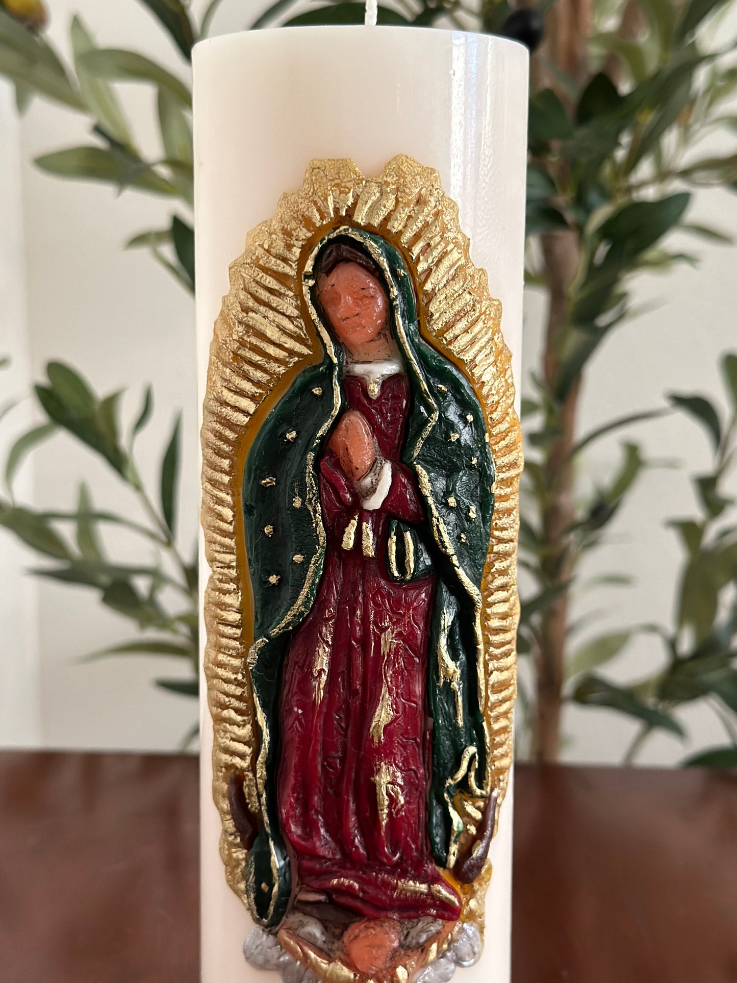 Virgen de Guadalupe Candle