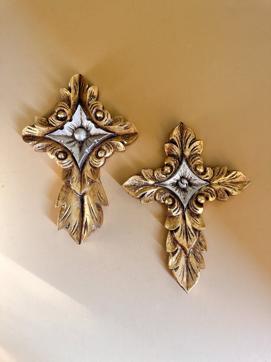 Gold Leaf Crosses